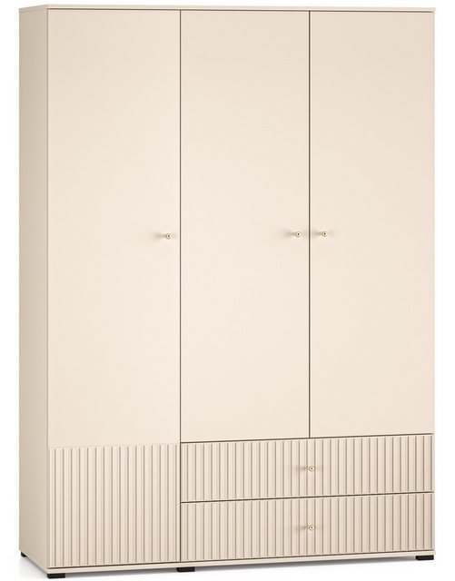 Marmex Möbel Kleiderschrank SPOHIE 22 großer dreitüriger Drehtürenschrank S günstig online kaufen
