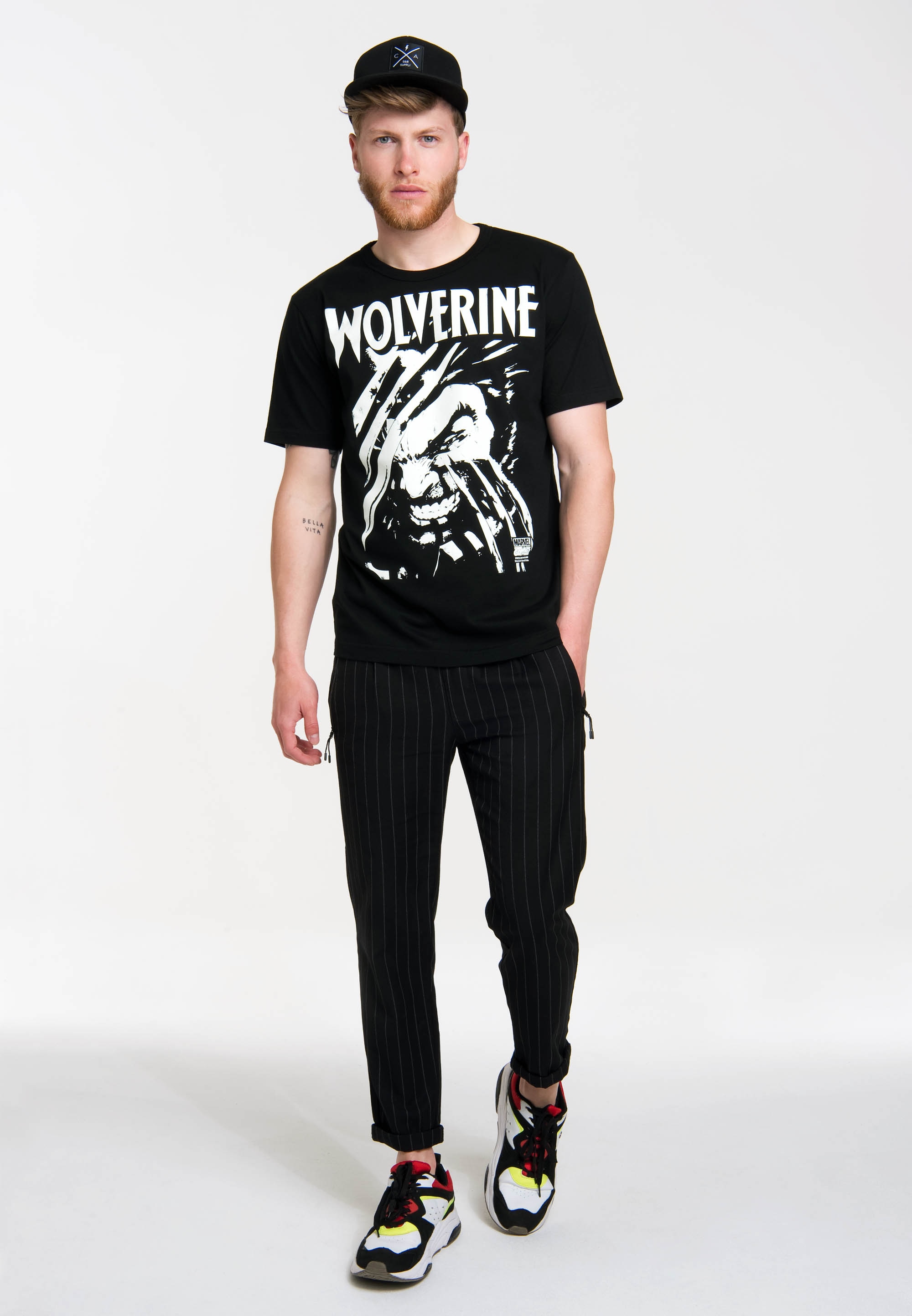 LOGOSHIRT T-Shirt "Wolverine", mit coolem Frontprint günstig online kaufen