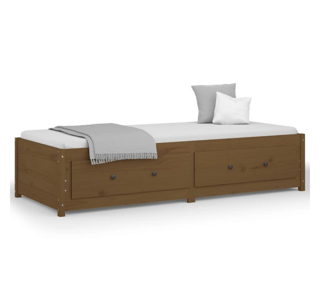 furnicato Bett Tagesbett Honigbraun 80x200 cm Massivholz Kiefer (1-tlg) günstig online kaufen