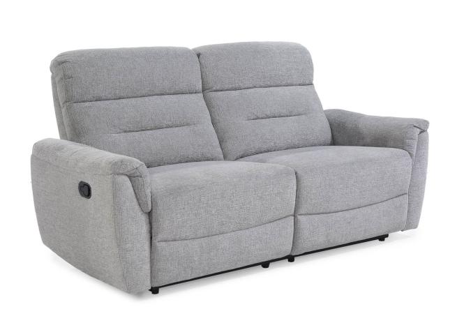 2,5-Sitzer Sofa inkl. Wall-Free-RelaxfunktionChenille Grau günstig online kaufen