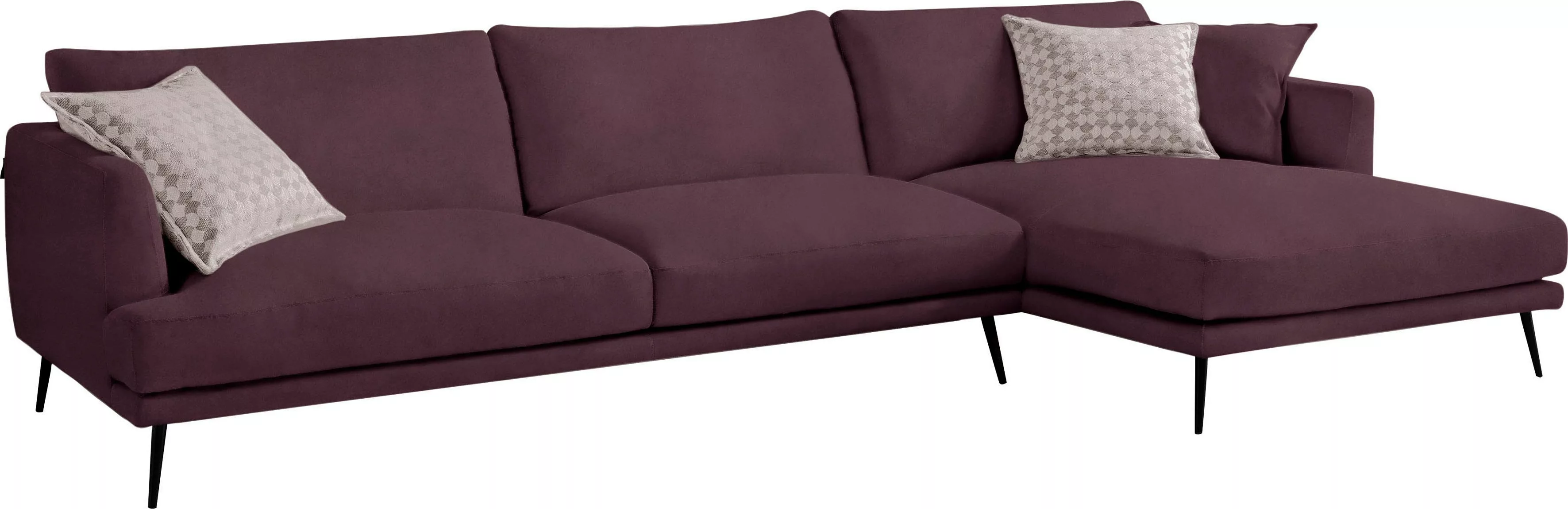 Egoitaliano Ecksofa "Sophia, Designsofa mit extrakomfortablem Sitzkomfort", günstig online kaufen