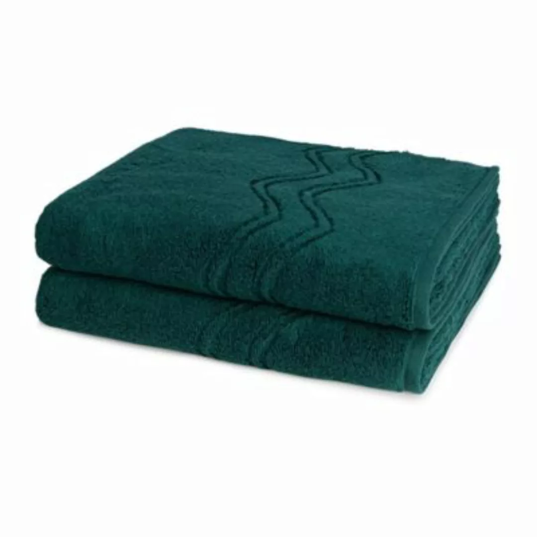 Ross 2 X Duschtuch - Im Set Cashmere feeling Handtücher grün günstig online kaufen