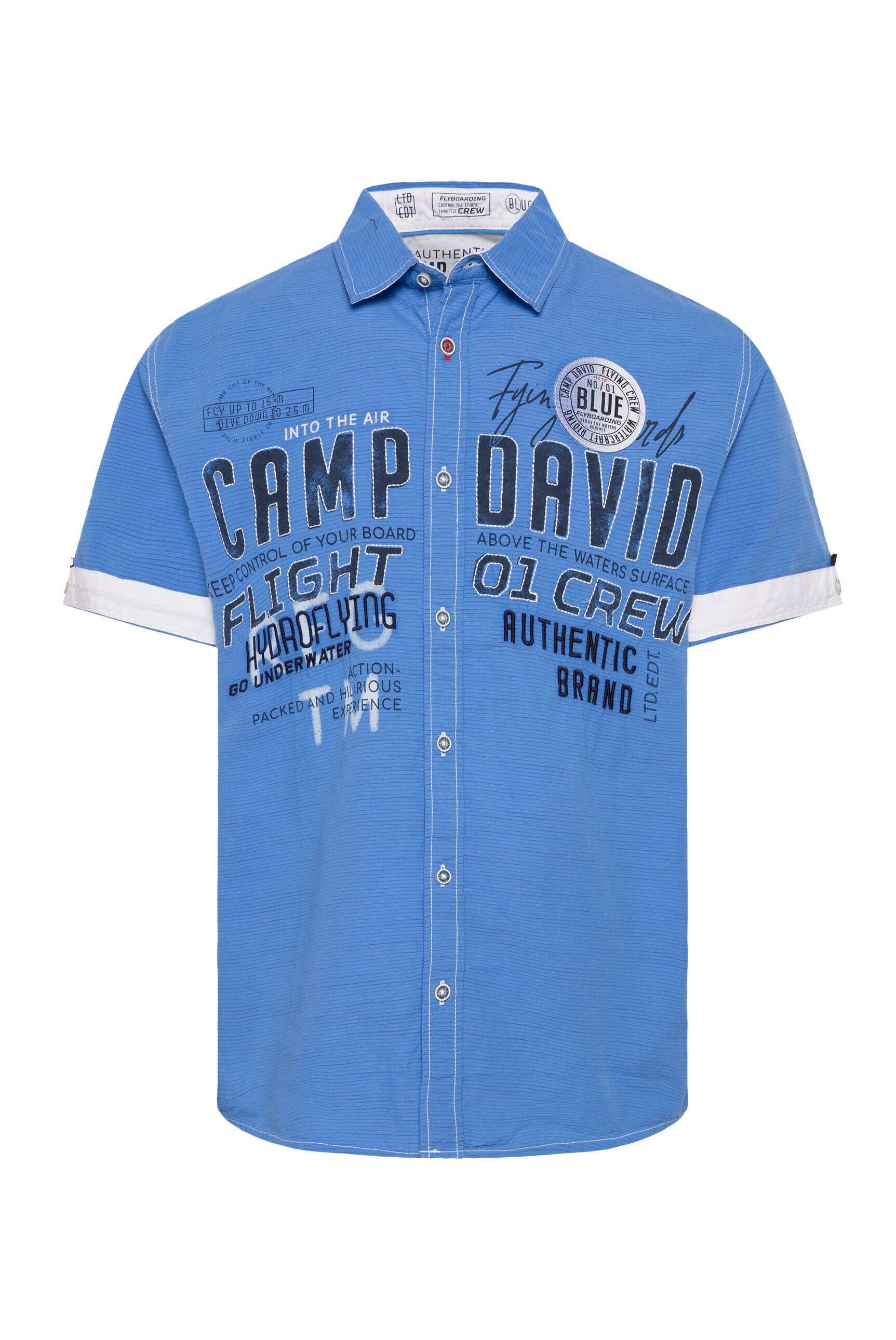 CAMP DAVID Kurzarmhemd, aus Baumwolle günstig online kaufen