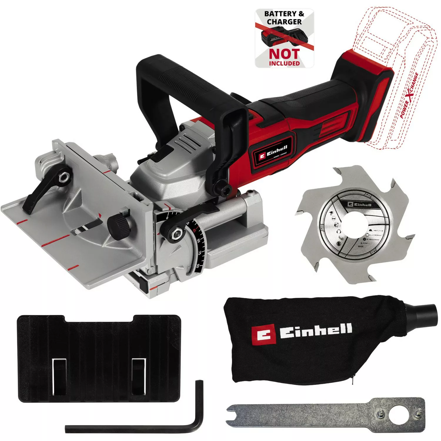 Einhell Power X-Change Akku-Flachdübelfräse TE-BJ 18 Li Solo günstig online kaufen