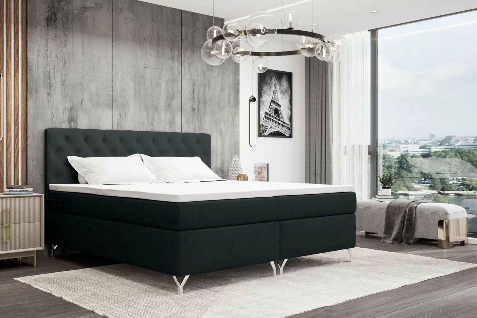 99rooms Boxspringbett Prestige (Schlafzimmerbett, Bett), 140/160/180 x 200 günstig online kaufen