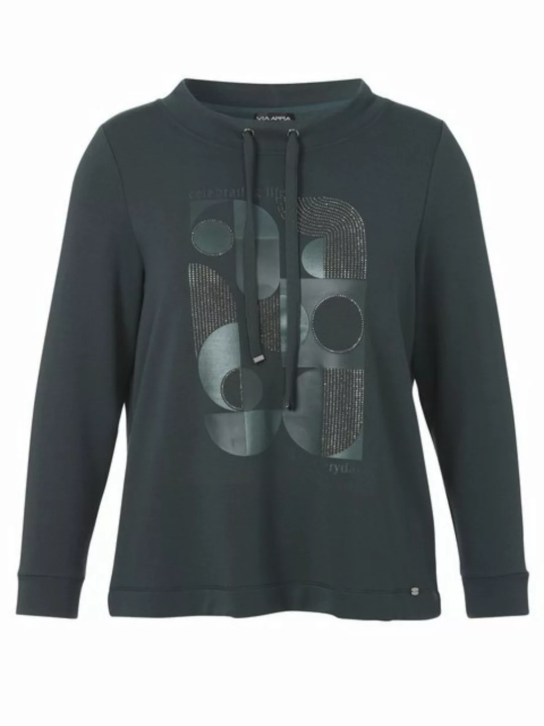 VIA APPIA DUE Sweatshirt mit Frontmotiv günstig online kaufen