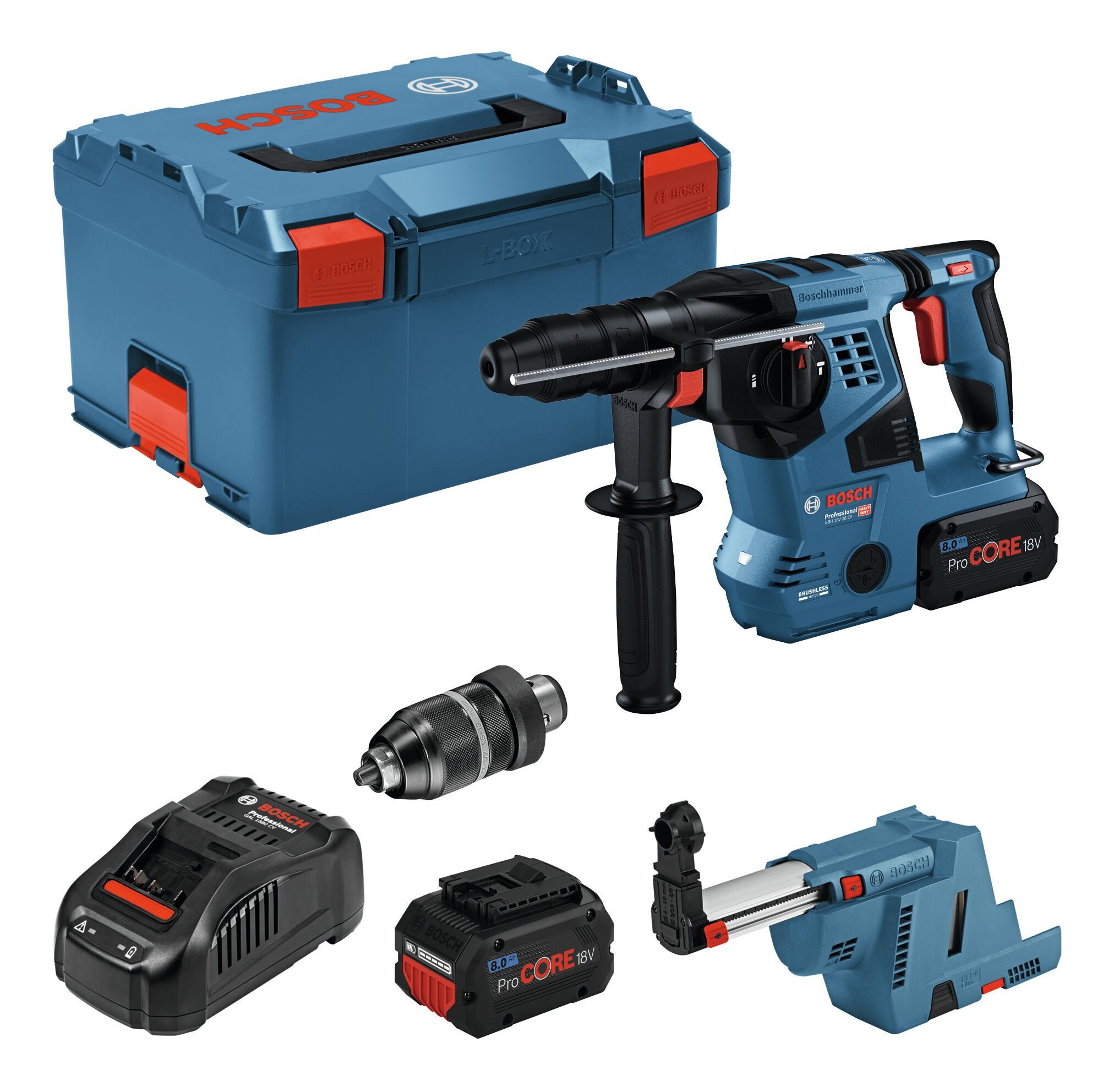 BOSCH Akku-Kombibohrhammer GBH 18V-28 CF, 18 günstig online kaufen