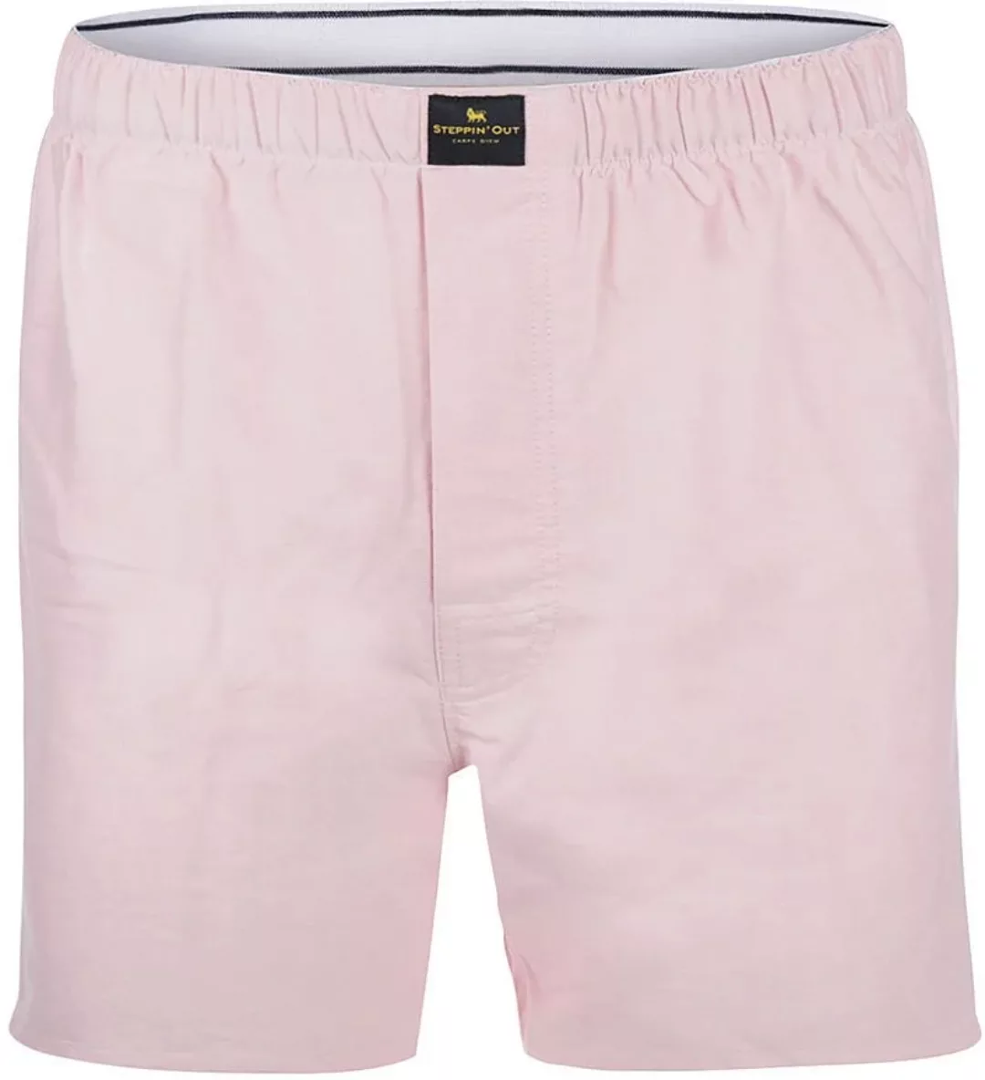 Steppin' Out Boxershort Oxford Rosa - Größe S günstig online kaufen