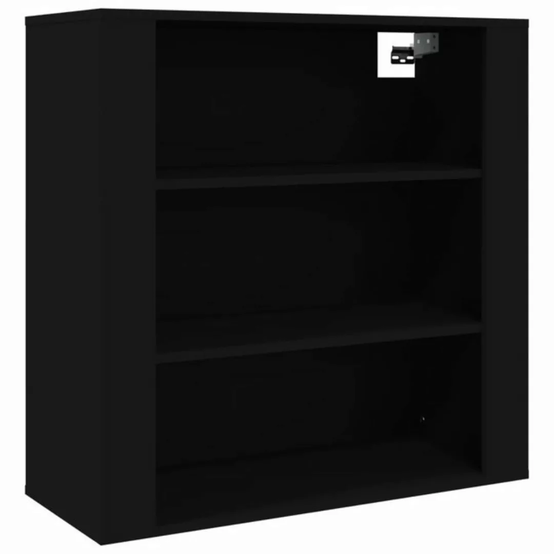 Vidaxl Wandschrank Schwarz 80x33x80 Cm Holzwerkstoff günstig online kaufen