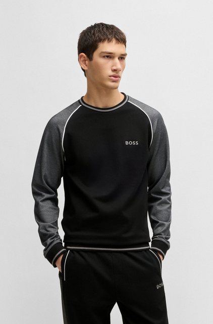 BOSS Sweatshirt mit kontrastfarbenen Details günstig online kaufen