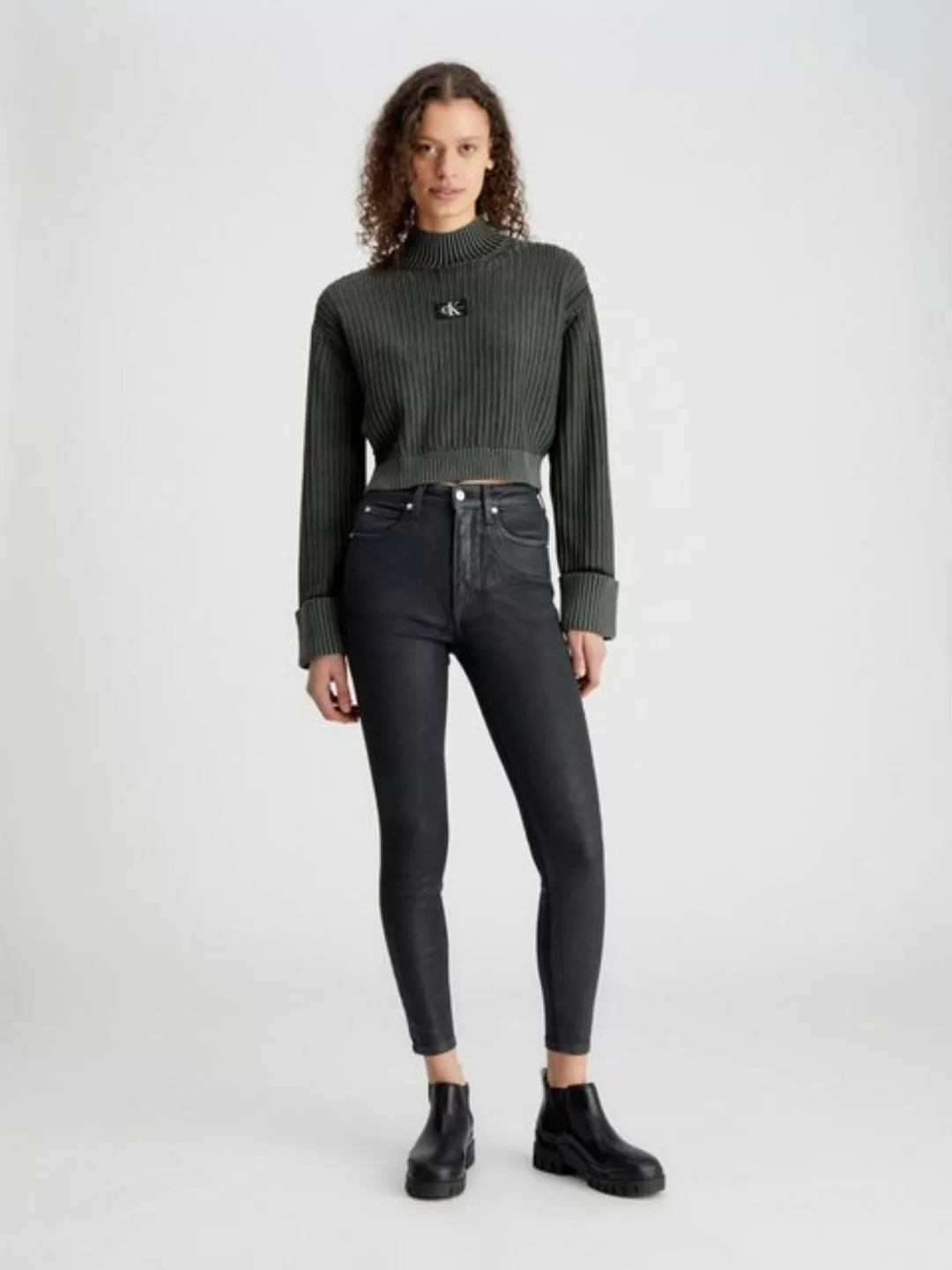 Calvin Klein Jeans Ankle-Jeans HIGH RISE SUPER SKINNY ANKLE günstig online kaufen