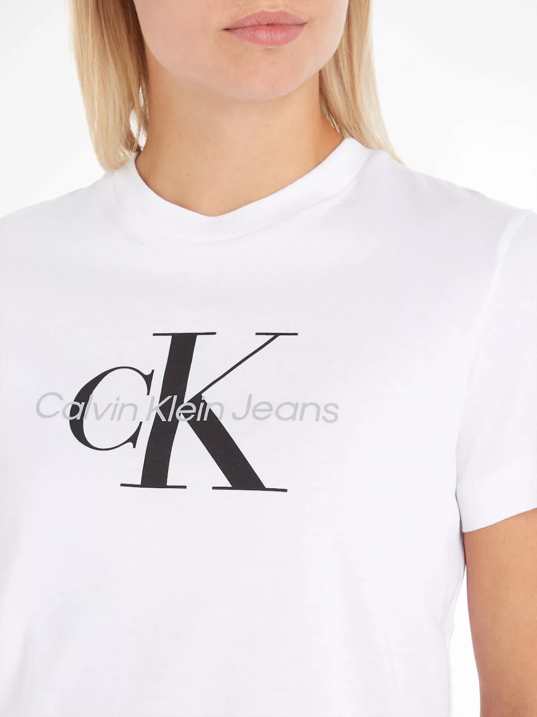 Calvin Klein Jeans Rundhalsshirt CORE MONOGRAM REGULAR TEE (1-tlg) mit Calv günstig online kaufen