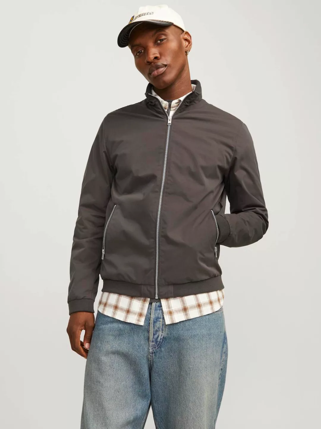 Jack & Jones Blouson "JJERUSH HARRINGTON BOMBER NOOS", ohne Kapuze, mit Ste günstig online kaufen