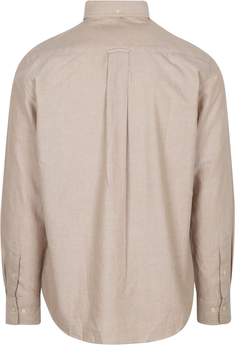 Gant Shirt Oxford Beige - Größe L günstig online kaufen