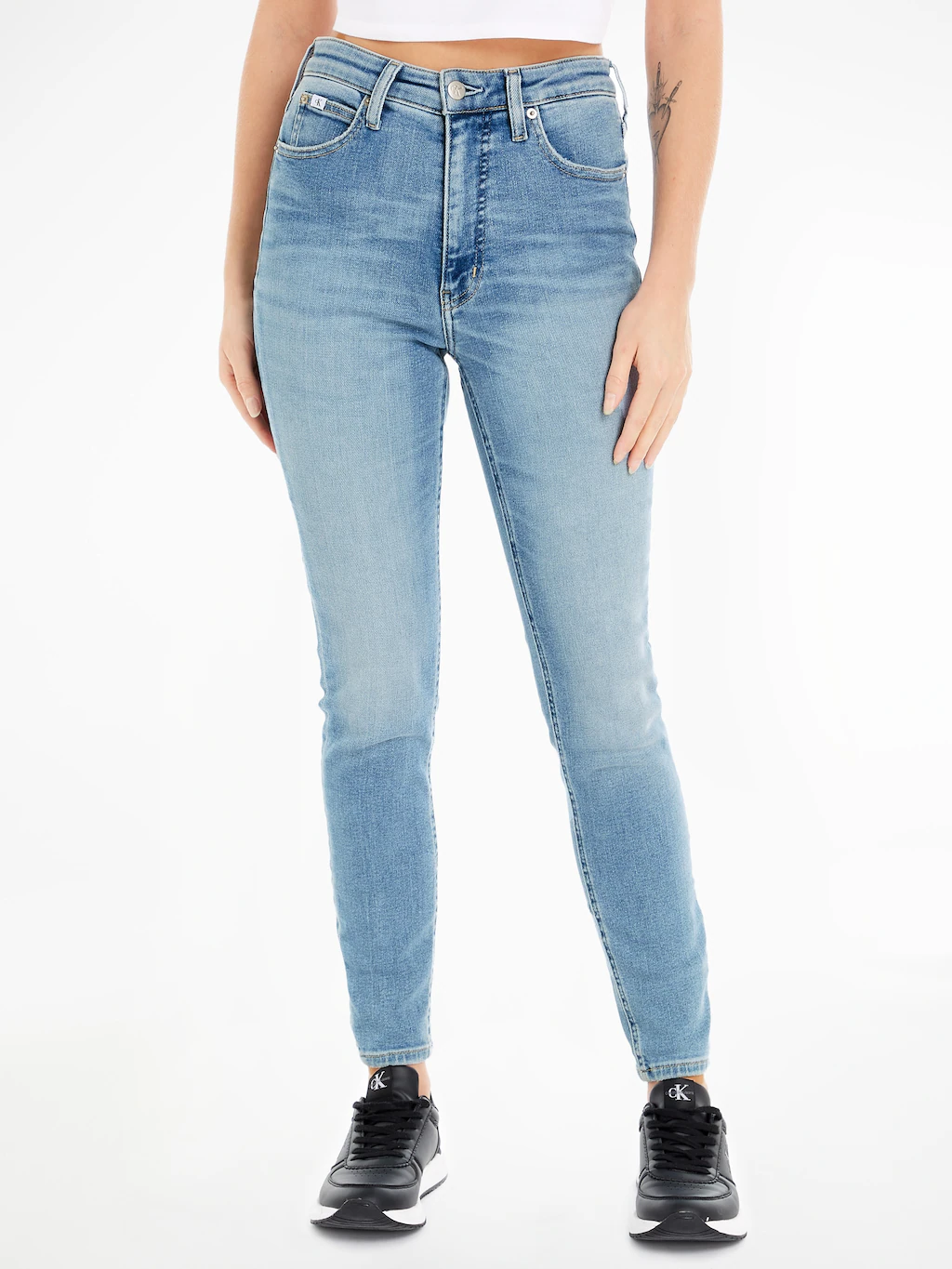 Calvin Klein Jeans Skinny-fit-Jeans "HIGH RISE SUPER SKINNY ANKLE" günstig online kaufen