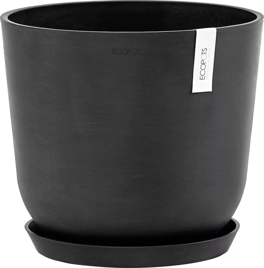 ECOPOTS Blumentopf "Oslo 35 Dunkelgrau", für innen und außen: frostsicher, günstig online kaufen