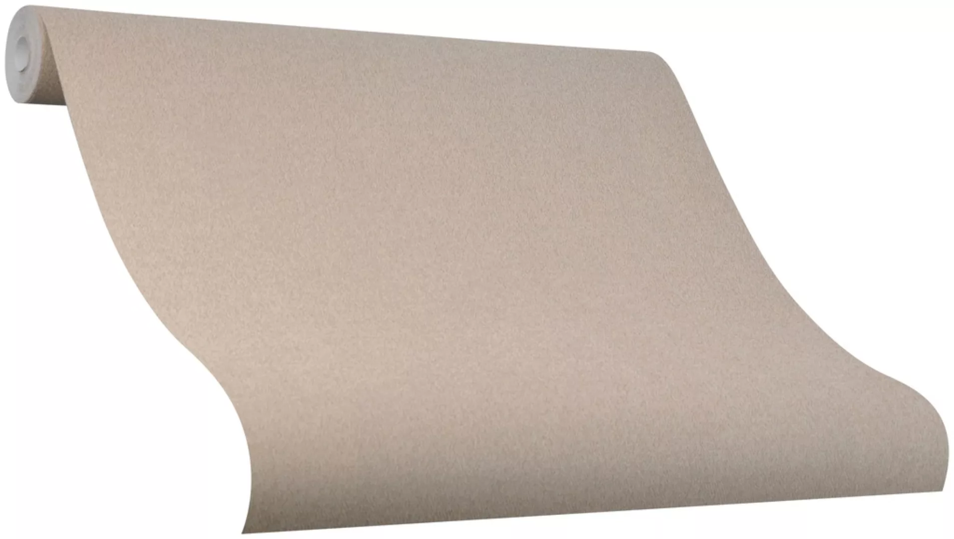 Marburg Vliestapete Uni Fein Strukturiert Beige 10,05 m x 0,70 m FSC® günstig online kaufen