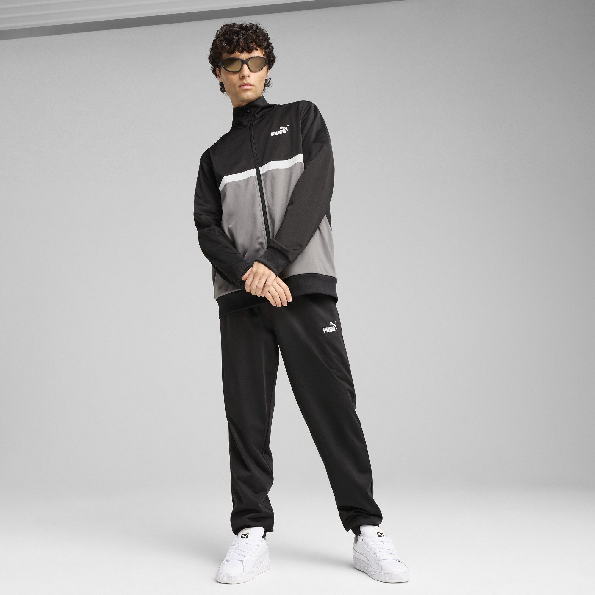 PUMA Jogginganzug "Poly Colourblock Trainingsanzug Herren" günstig online kaufen