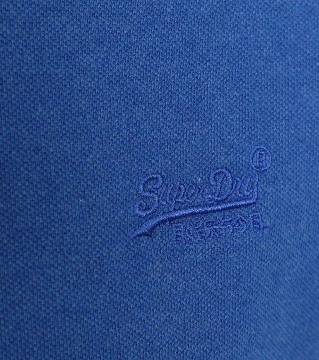 Superdry Classic Polo Shirt Mid Blau - Größe XXL günstig online kaufen