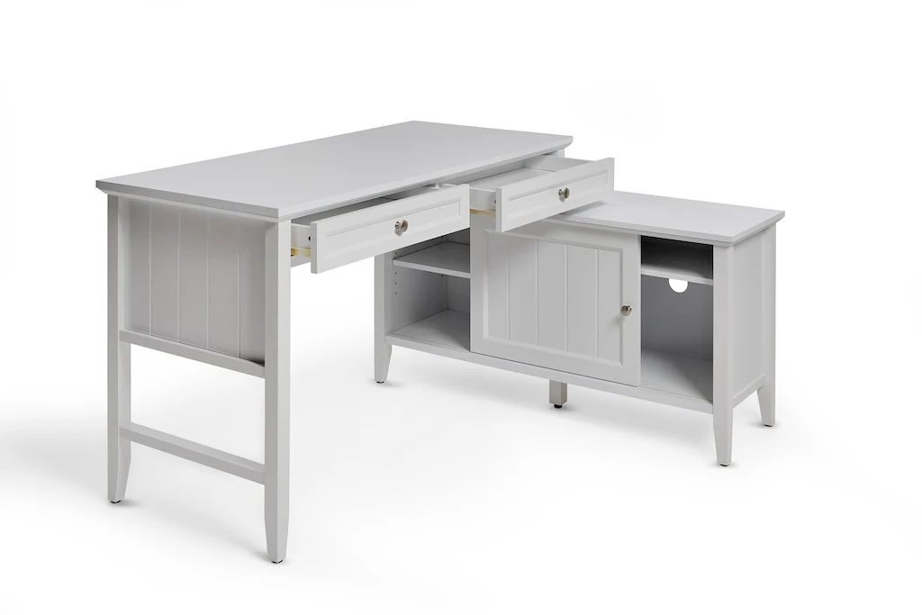Jahnke Eckschreibtisch "CLASSIC C 145 E", wechselseitig montierbar, mit Sch günstig online kaufen