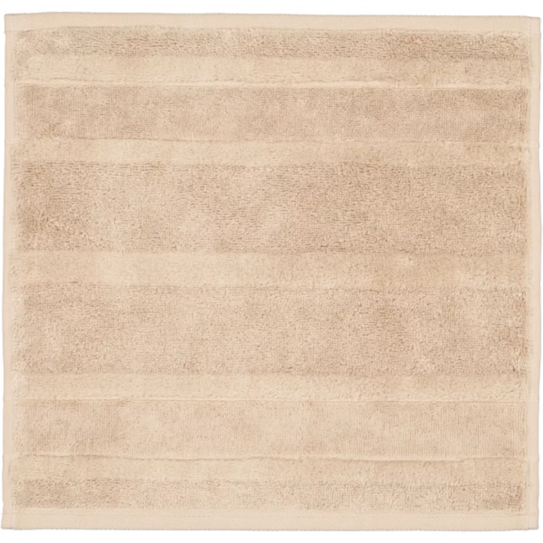Cawö - Noblesse2 1002 - Farbe: 375 - sand - Seiflappen 30x30 cm günstig online kaufen