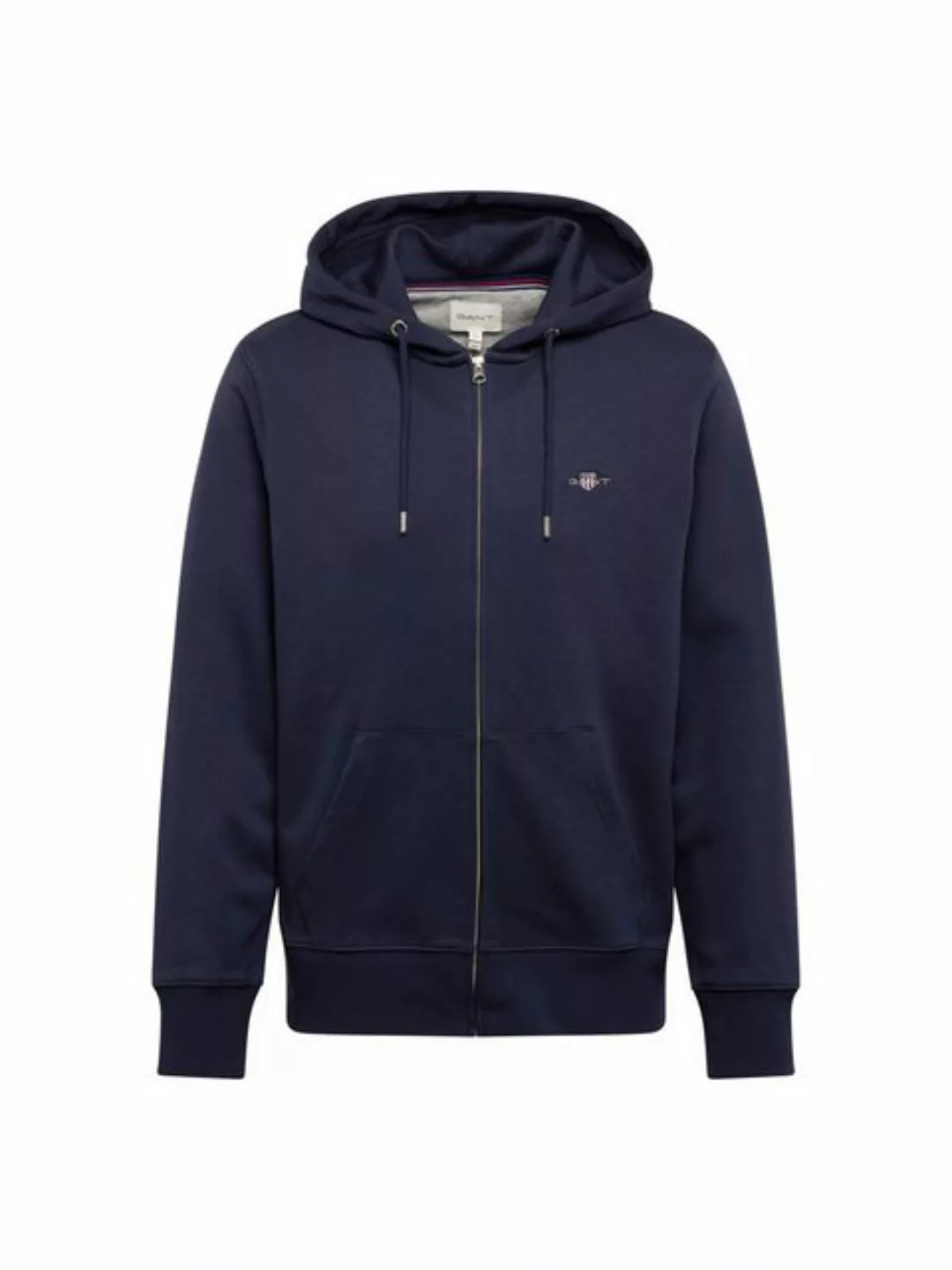 Gant Sweatjacke REG SHIELD FULL ZIP SWEAT mit Logostickerei auf der Brust günstig online kaufen