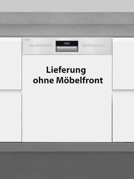 exquisit teilintegrierbarer Geschirrspüler »EGSP9614-EB-030B inox«, 14 Maßg günstig online kaufen