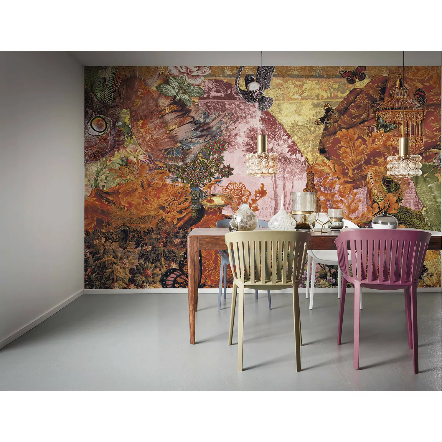 KOMAR Vlies Fototapete - Crumpled - Größe 300 x 250 cm mehrfarbig günstig online kaufen