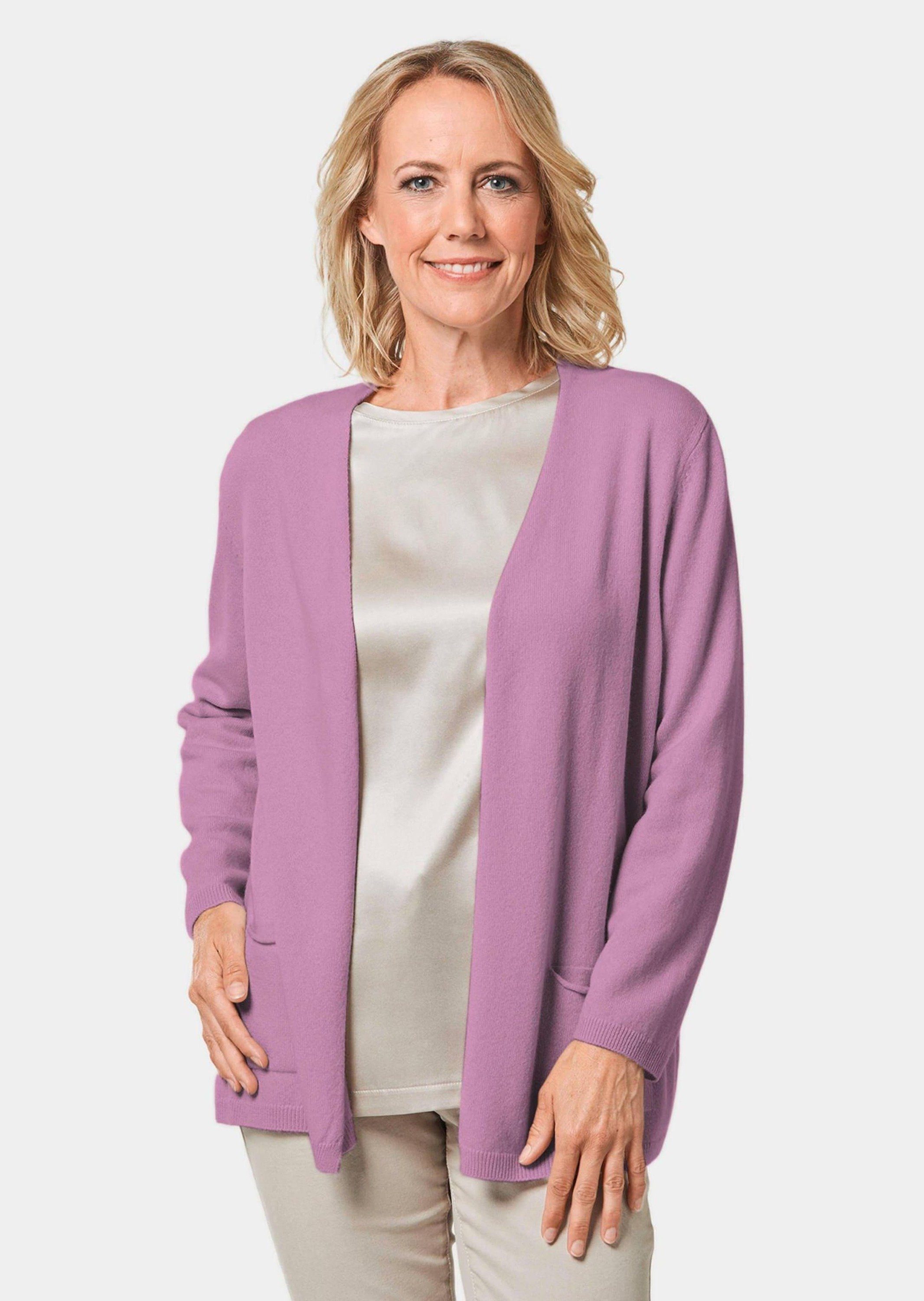 GOLDNER Kaschmirpullover Cardigan in langer offener günstig online kaufen