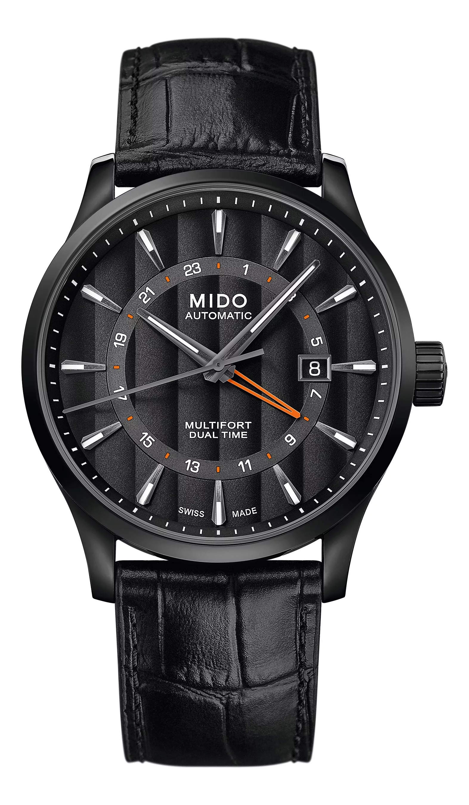 Mido MULTIFORT III GMT schwarz M038.429.36.051.00 Herrenuhr günstig online kaufen