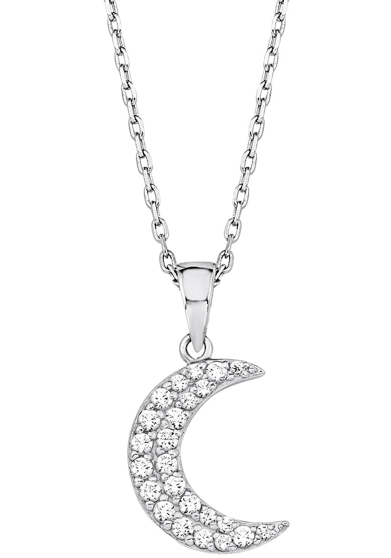 Amor Kette mit Anhänger "Mond, 2012826", mit Zirkonia günstig online kaufen