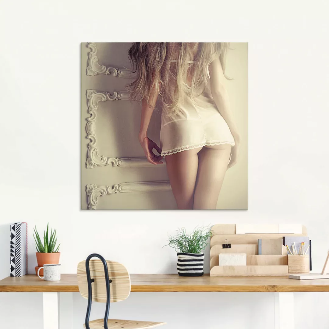 Artland Glasbild "Sinnliches Mädchen", Frau, (1 St.), in verschiedenen Größ günstig online kaufen