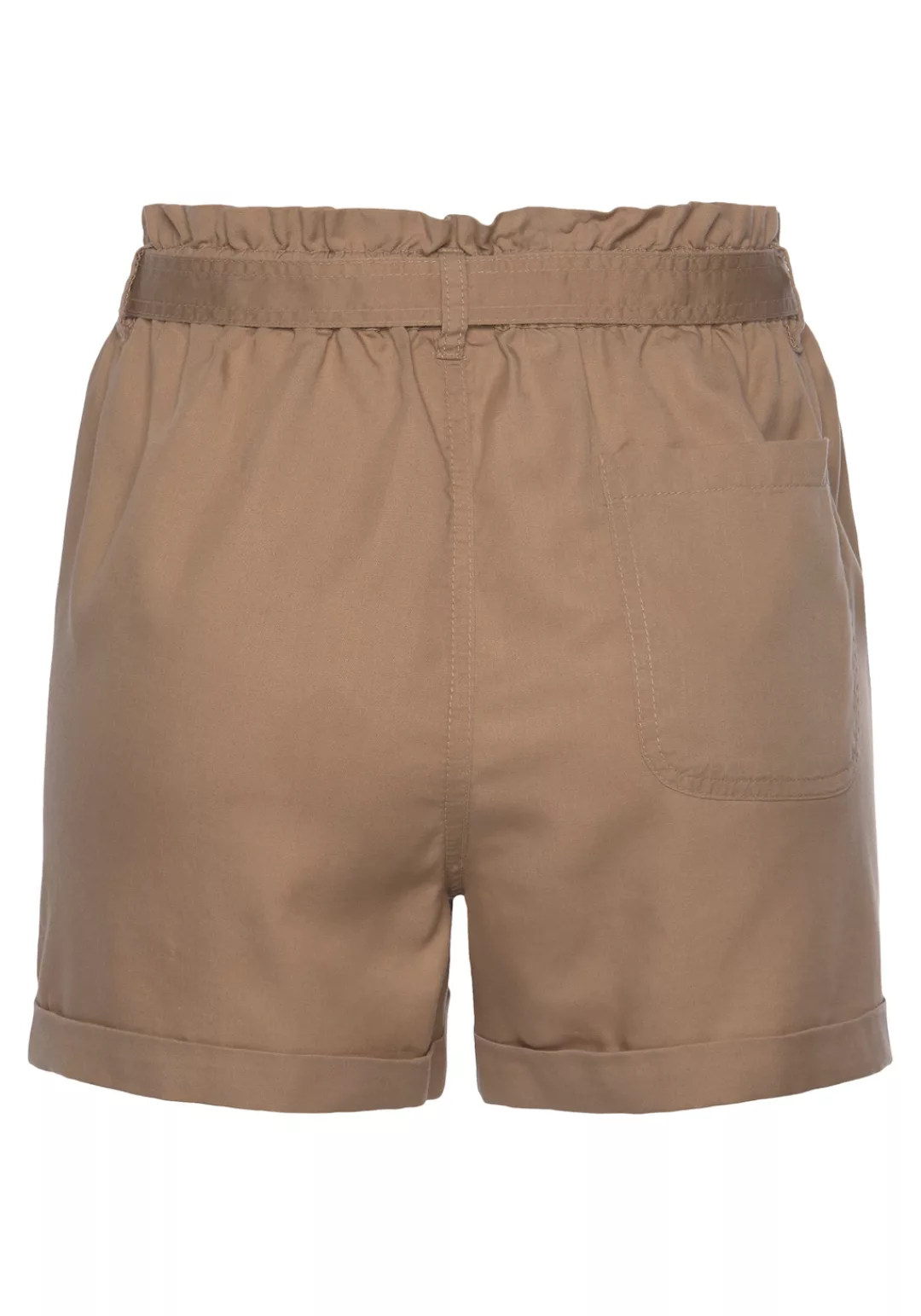 Buffalo Shorts (mit Bindegürtel) im Paperbag-Stil, Gummizugbund, kurze Hose günstig online kaufen