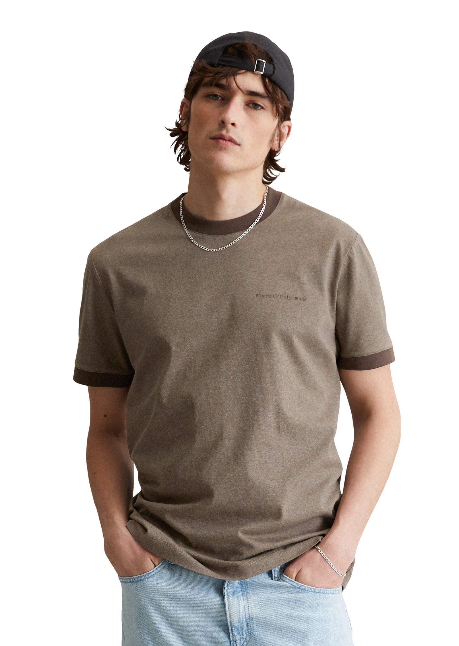Marc OPolo DENIM T-Shirt "aus reiner Bio-Baumwolle" günstig online kaufen