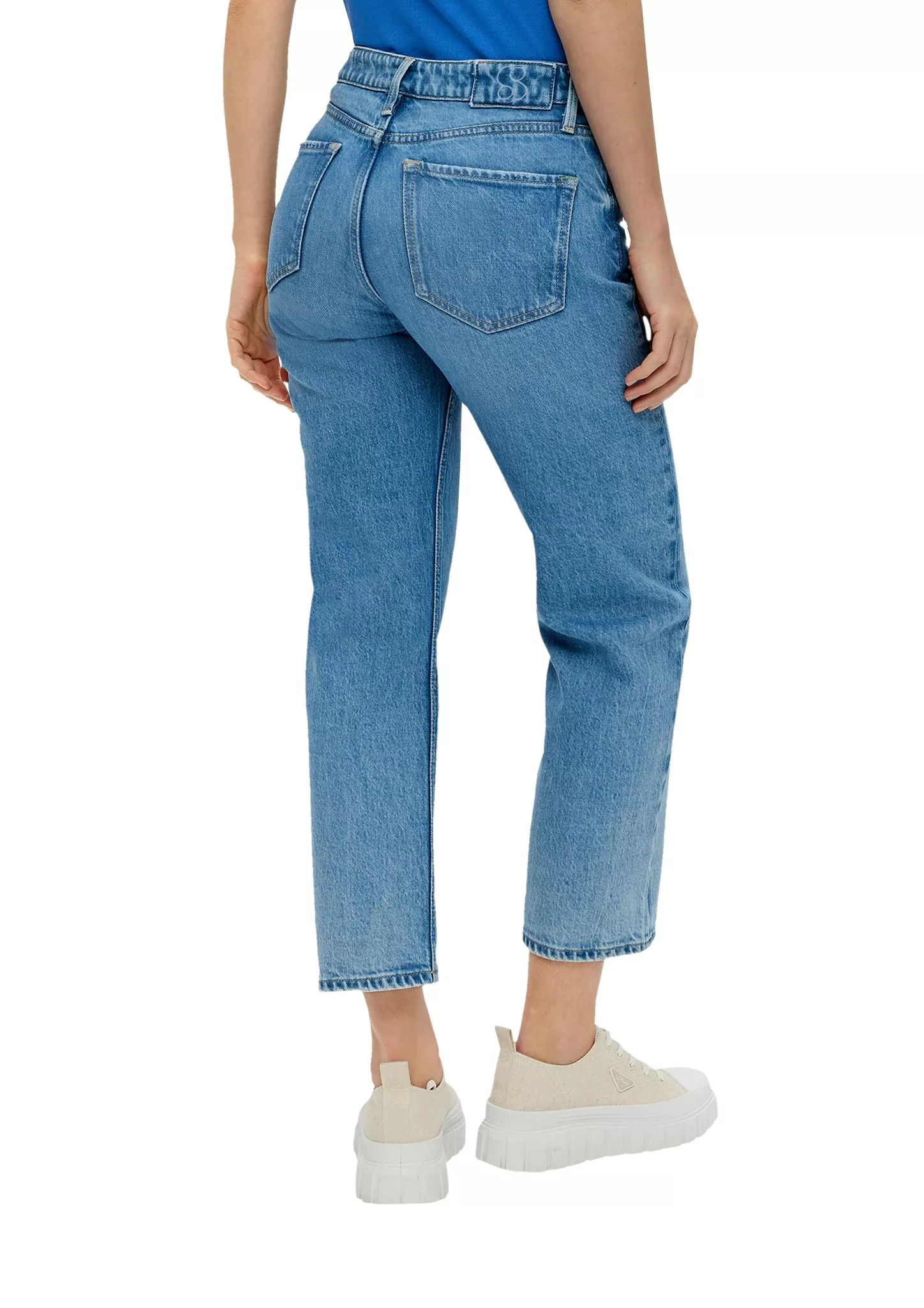s.Oliver 5-Pocket-Jeans Karolin mit floralem Muster günstig online kaufen