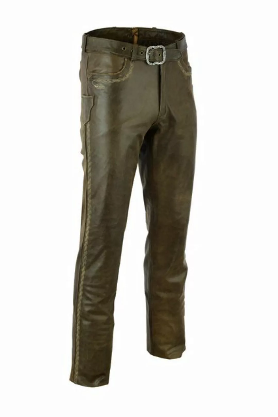 Fuente Leather Wears Lederhose Bayerische Herren Trachten Lederhose lang mi günstig online kaufen