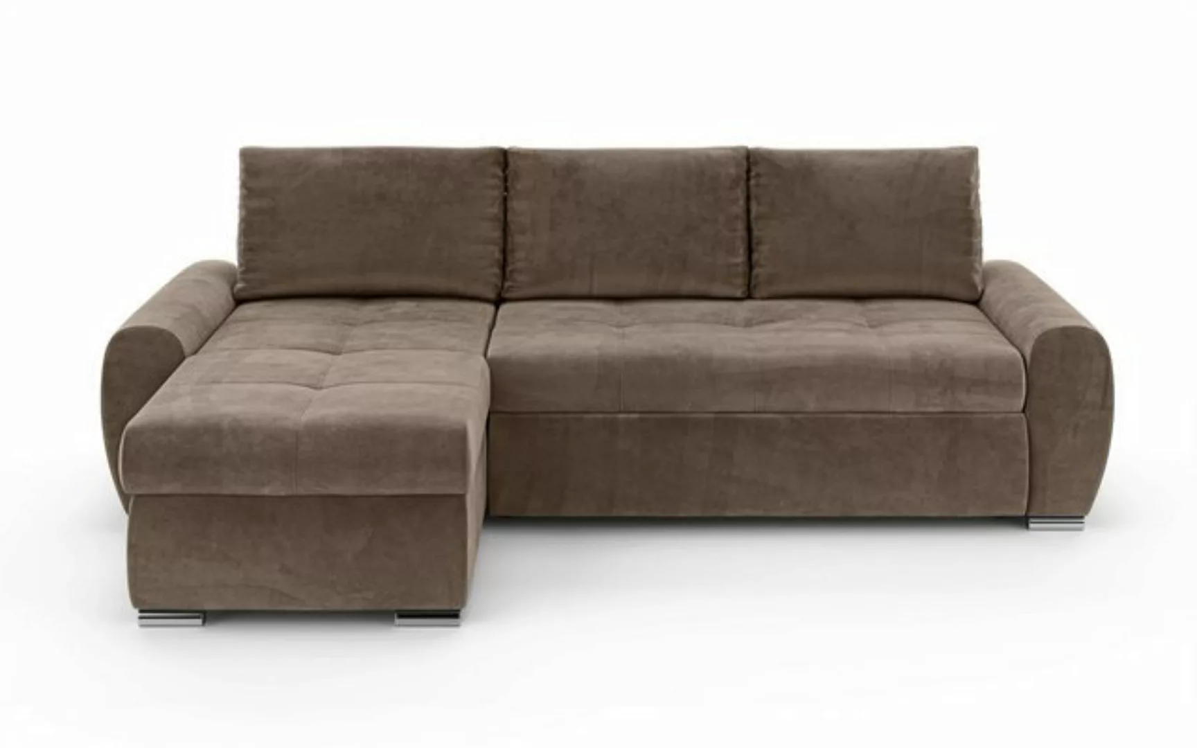 INOSIGN Ecksofa Haverhill mit Bettfunktion und Bettkasten, B/H/T 237/89/166 günstig online kaufen