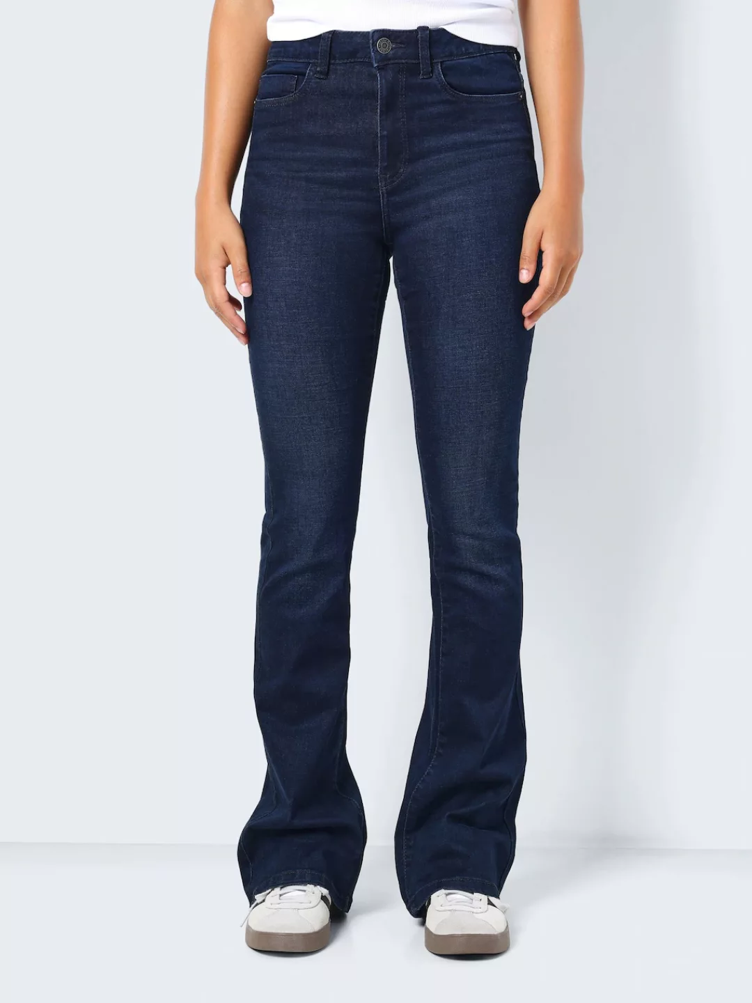 Noisy may Bootcut-Jeans "NMSALLIE HW FLARE JEANS VI241DB NOOS" günstig online kaufen