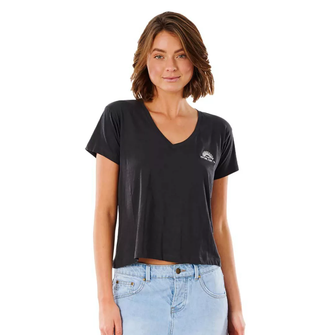 Rip Curl Saltwater Kurzärmeliges T-shirt S Washed Black günstig online kaufen