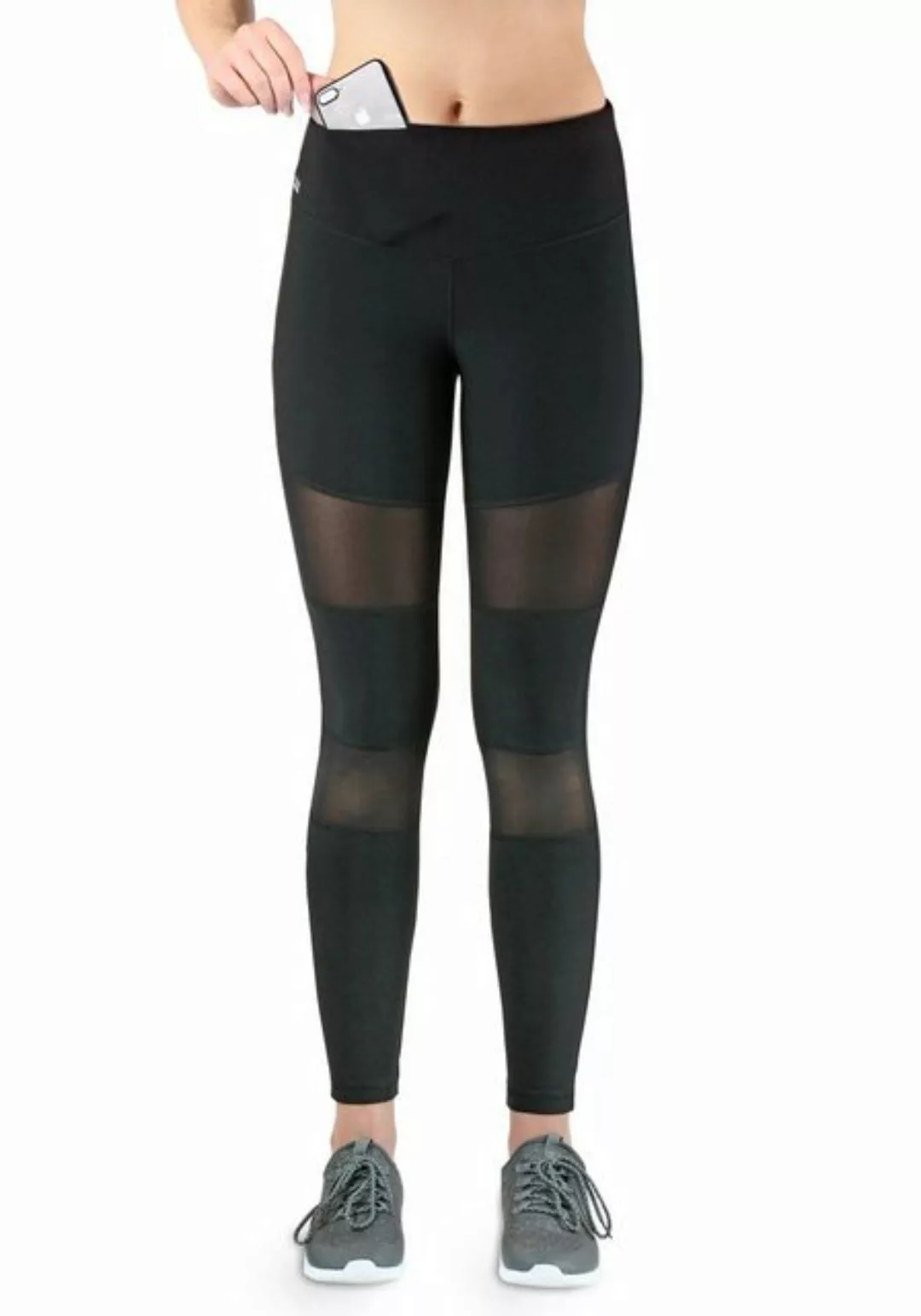 Formbelt Laufhose Damen High Waist Leggings lang, mit Handytasche und hohem günstig online kaufen