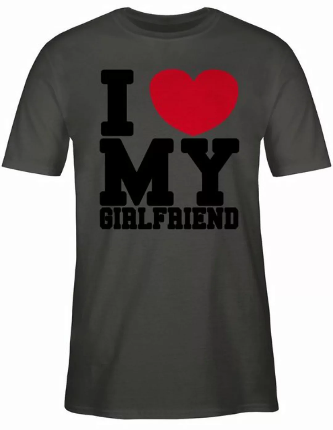 Shirtracer T-Shirt I love my Girlfriend - Ich liebe meine Freundin Geschenk günstig online kaufen