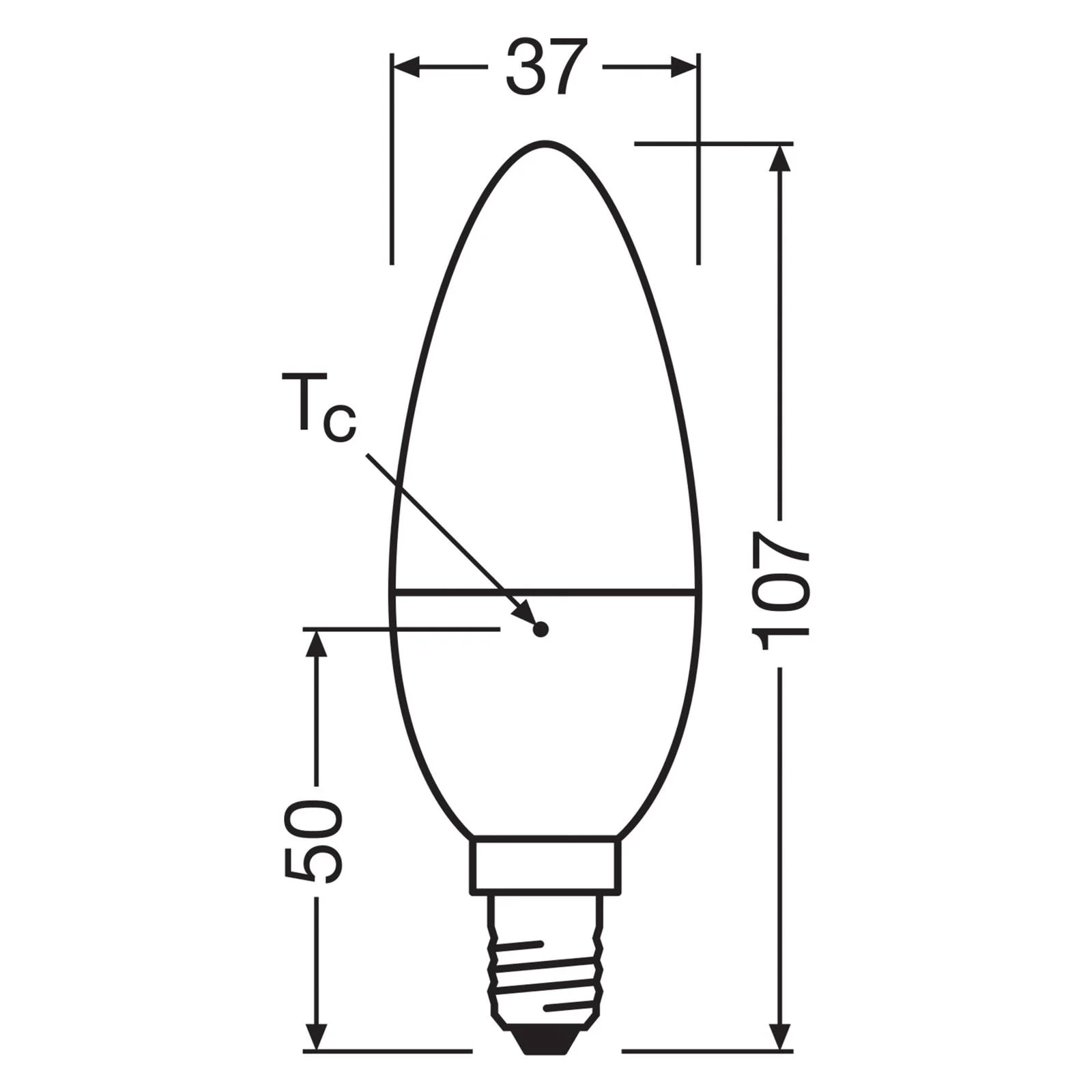 OSRAM LED Relax/Active/Sleep Kerze E14 4,9W matt 827/840 günstig online kaufen