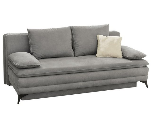 luma-home Schlafsofa 15157, Dauerschläfer mit Bettkasten 202 cm breit, Well günstig online kaufen