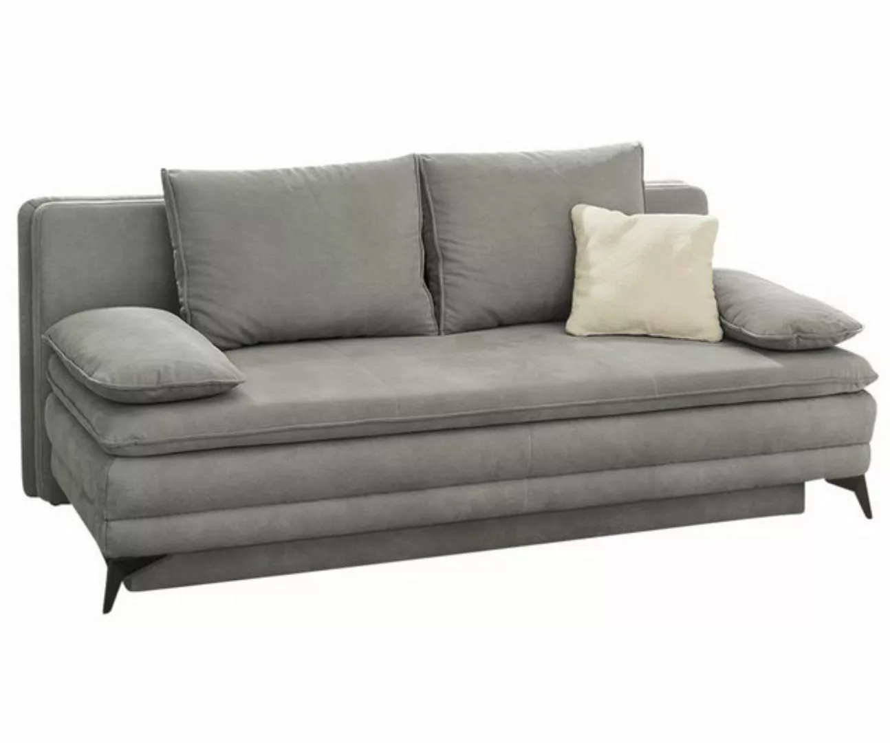 luma-home Schlafsofa 15157, Dauerschläfer mit Bettkasten 202 cm breit, Well günstig online kaufen