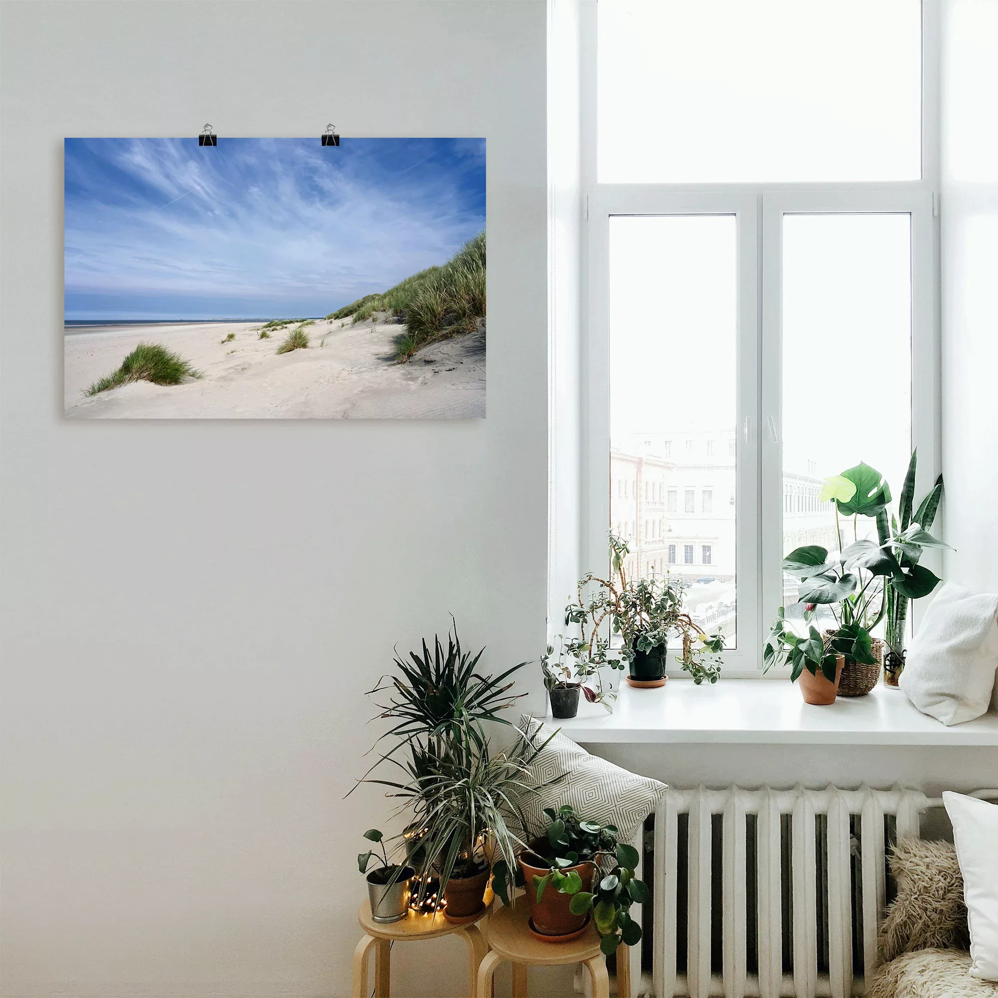 Artland Poster "Strandlandschaft auf Baltrum", Strandbilder, (1 St.), als A günstig online kaufen