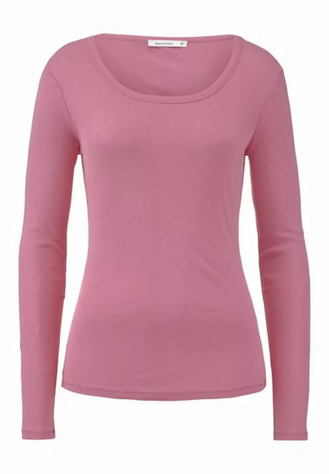 Hessnatur T-Shirt Softrib Slim aus Bio-Baumwolle mit TENCEL™ Modal (1-tlg) günstig online kaufen