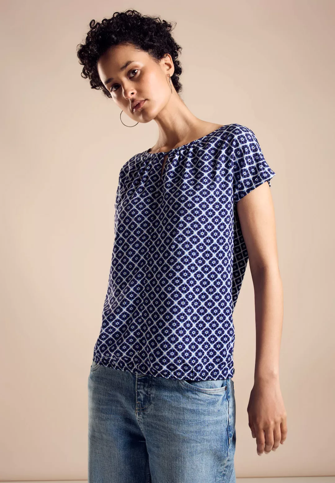 STREET ONE Shirttop mit All-Over Print günstig online kaufen