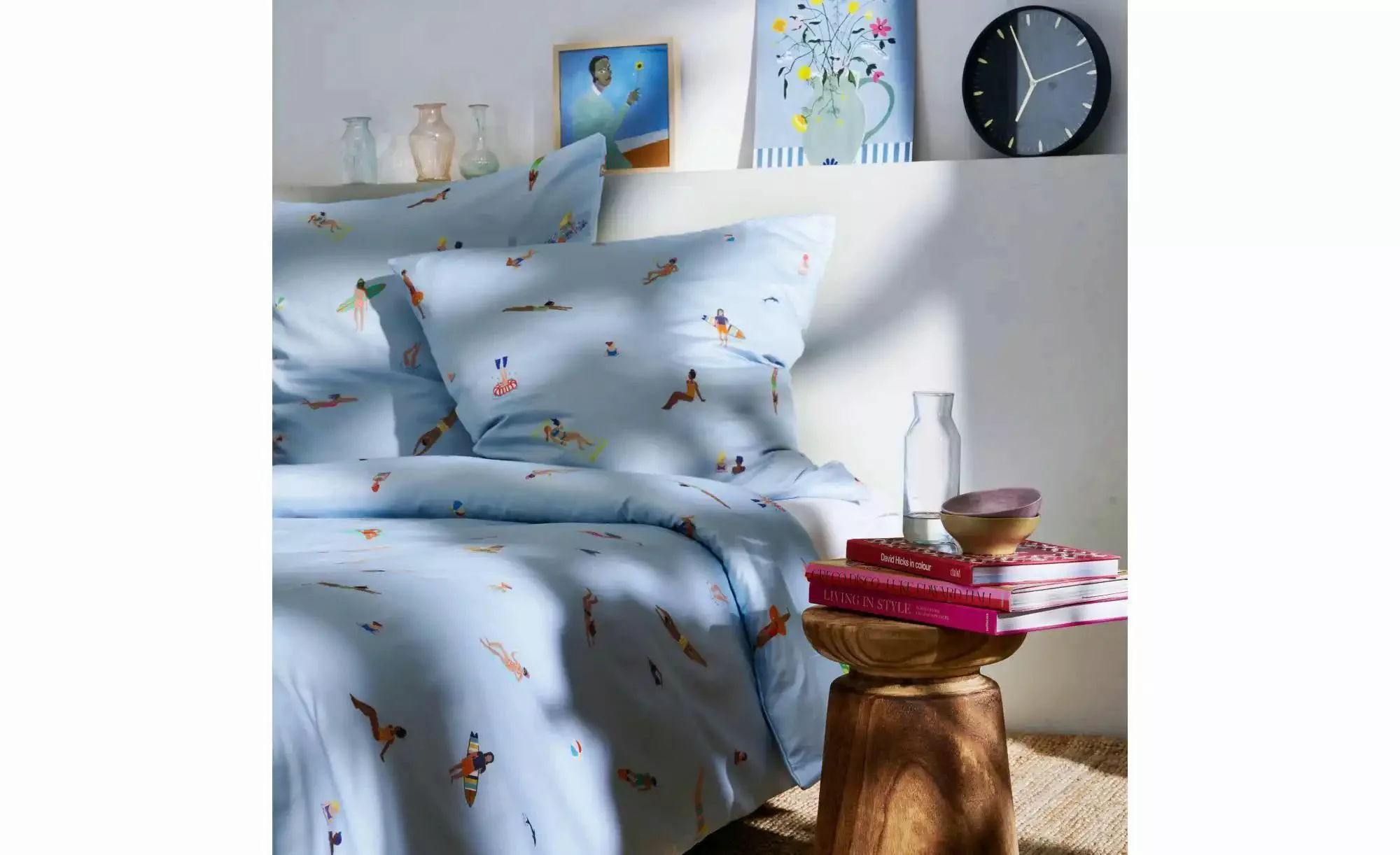 Apelt Bettwäsche-Set   ¦ blau ¦ Maße (cm): B: 135 H: 1 Bettwaren > Bettwäsc günstig online kaufen