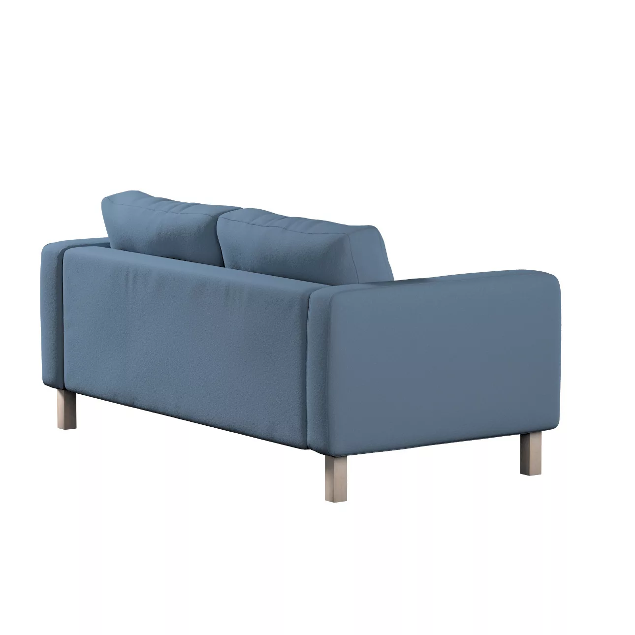 Bezug für Karlstad 2-Sitzer Sofa nicht ausklappbar, blau, Sofahusse, Karlst günstig online kaufen