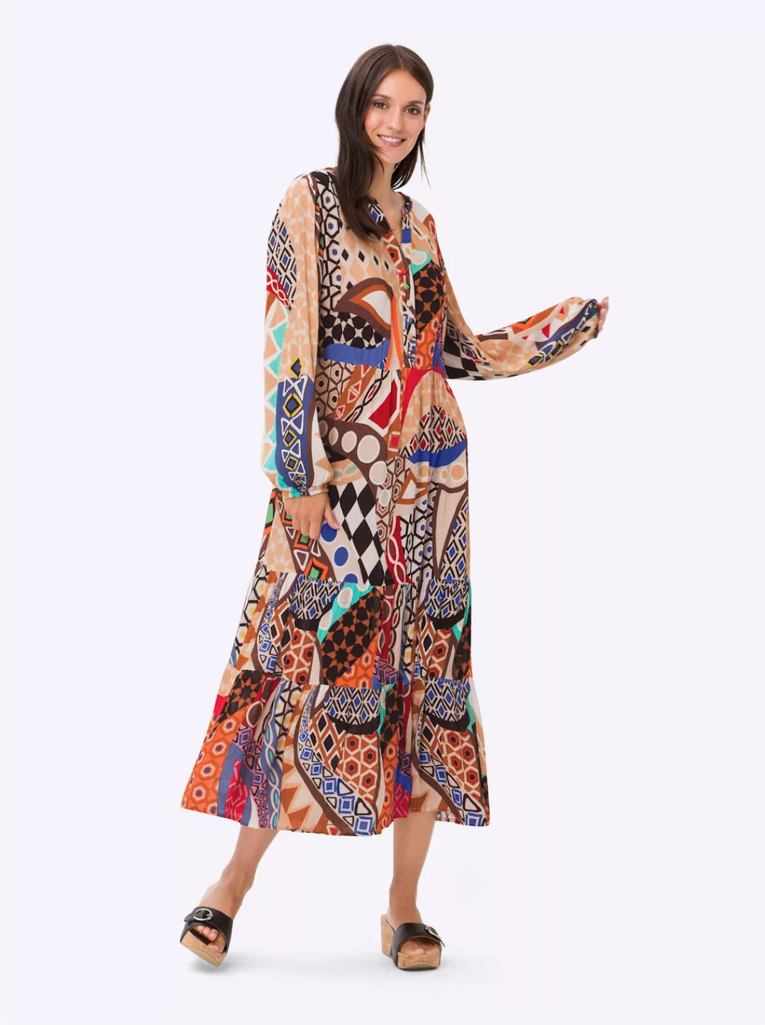 heine Druckkleid "Druck-Kleid" günstig online kaufen